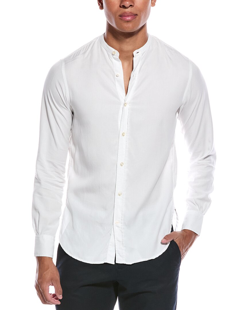 Officine Generale Gaston Hemd Aus Baumwollpopeline In White