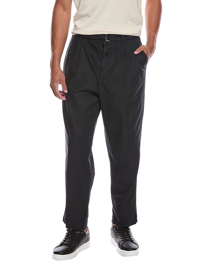 Officine Generale Oswald Twill Pant In Black