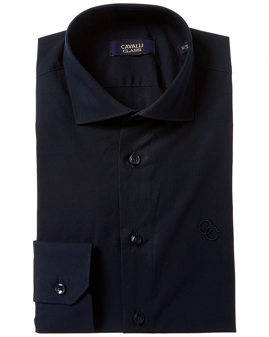 Shop Cavalli Class Comfort Fit Dress Shirt