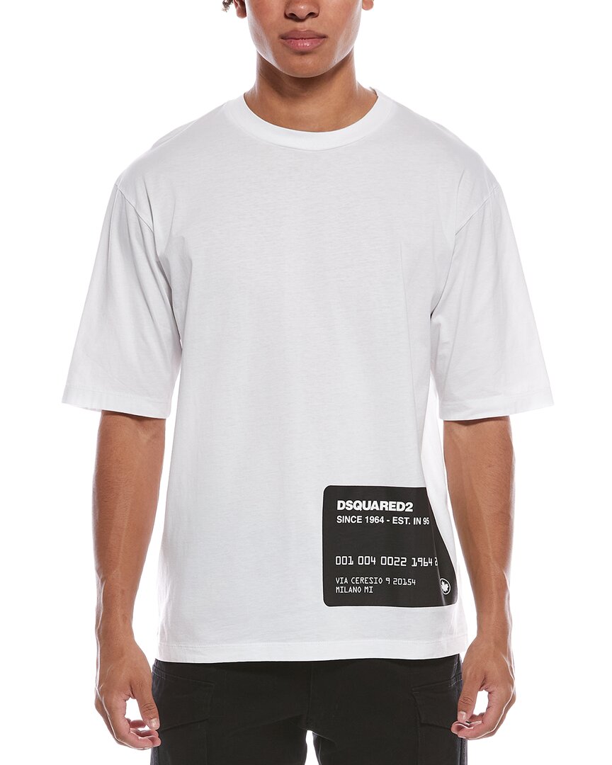 Dsquared2 Graphic T-shirt In White