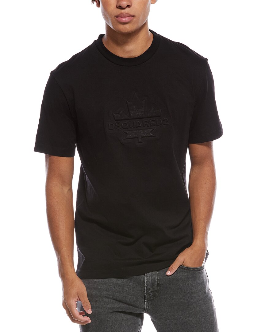 Dsquared2 Graphic T-shirt In Black