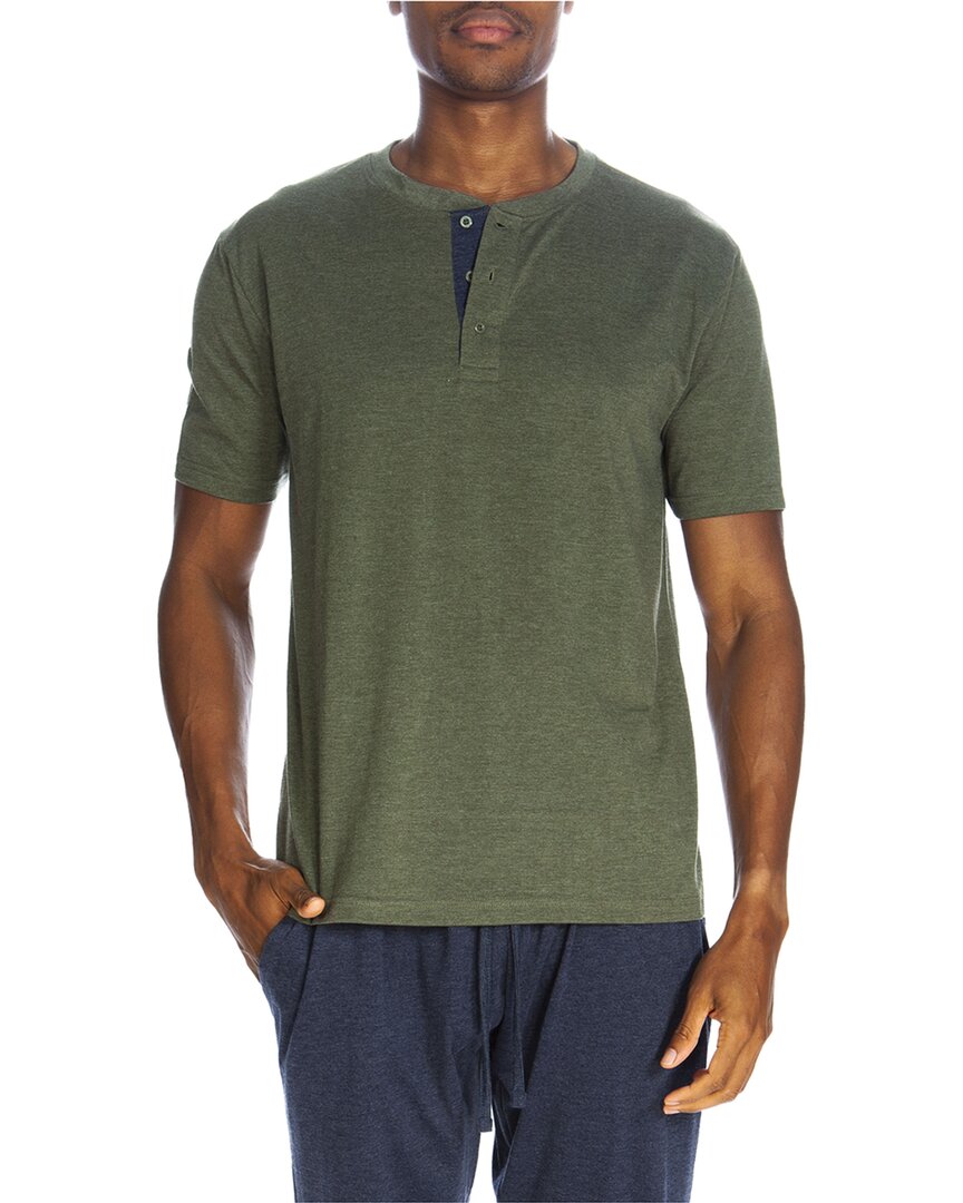Unsimply Stitched Lounge Short Sleeve Henley