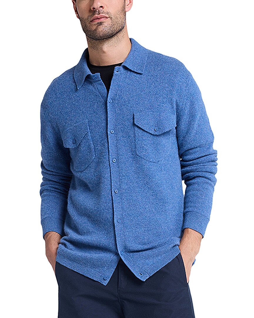 Maison Heritage Cashmere Sweater In Blue