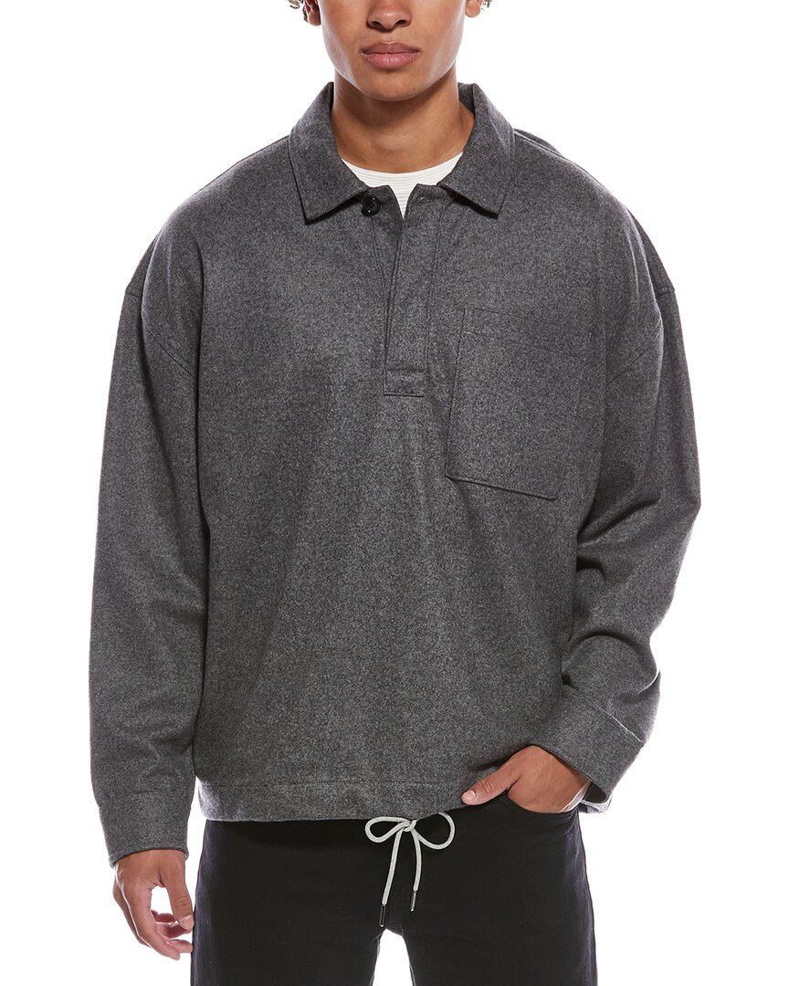 Todd Snyder Cashmere-blend Pullover In Gray
