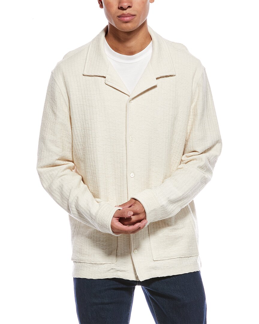 Todd Snyder Textured Knit Shirt In White