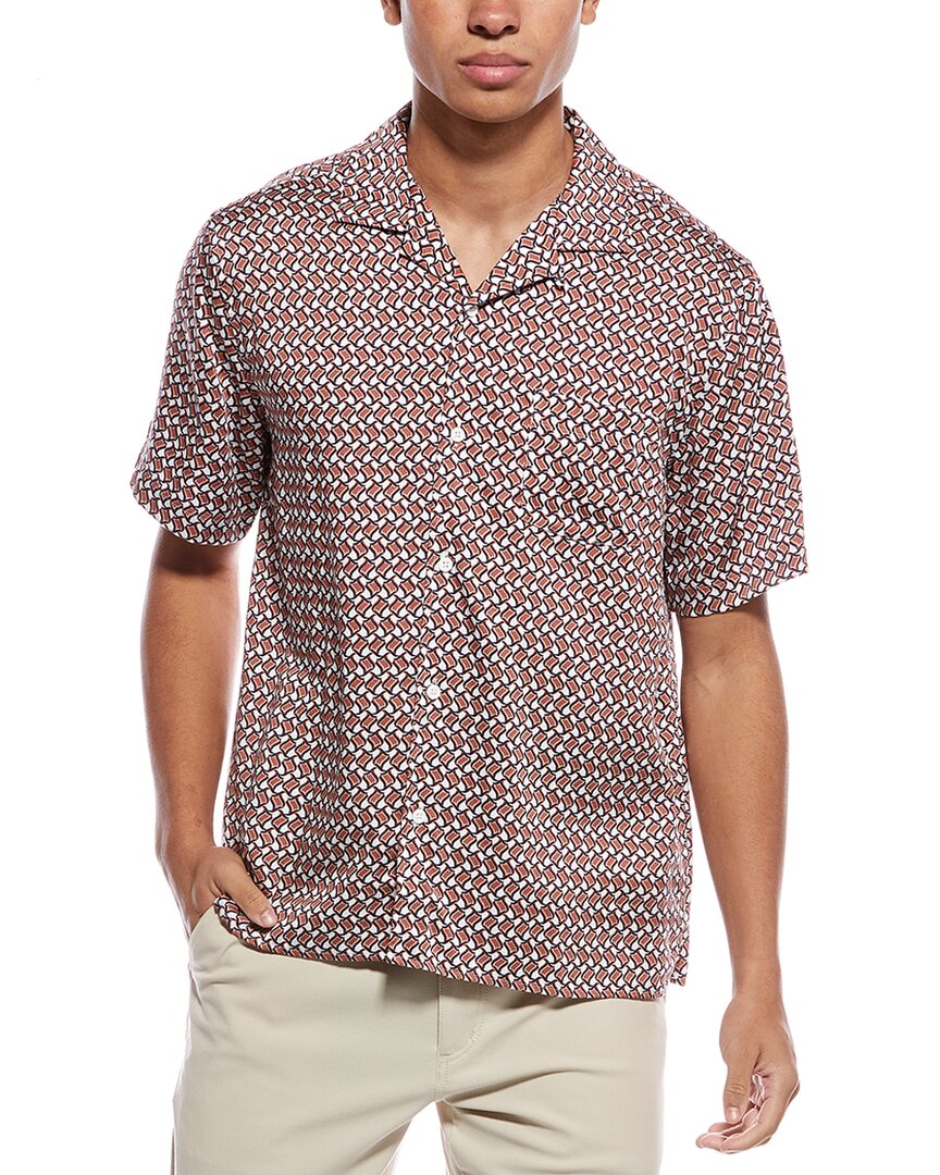 Onia Vacation Shirt In Red