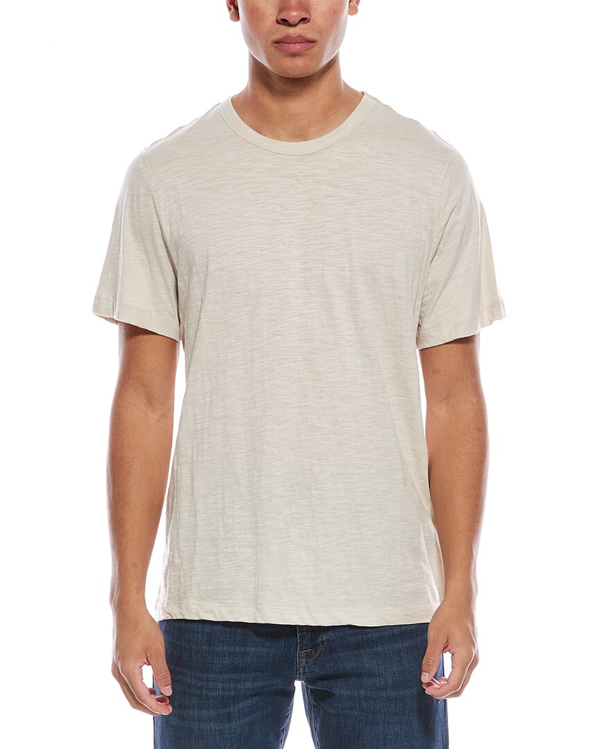 Onia Slub T-shirt In Neutral