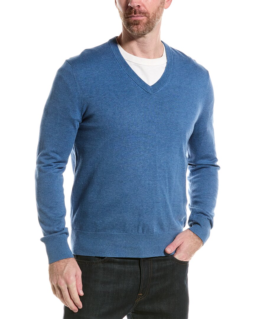 Shop Brooks Brothers Jersey V-neck Sweater
