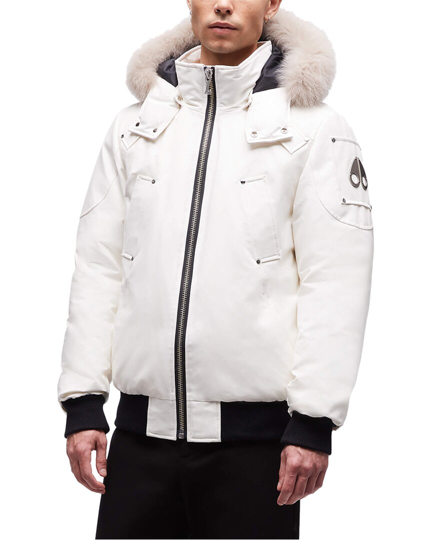 Moose Knuckles Ballistic Down Bomber Jacket In Nocolor | ModeSens