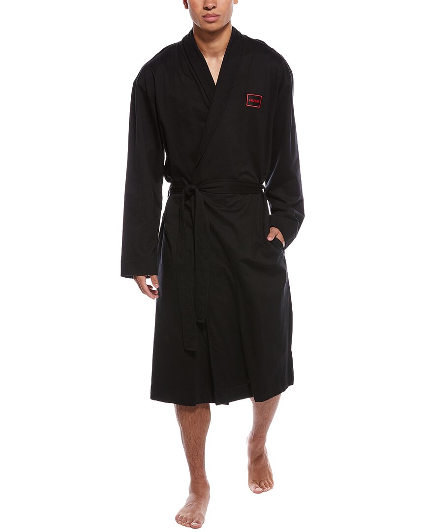 Hugo Boss T-logo Robe In Black | ModeSens