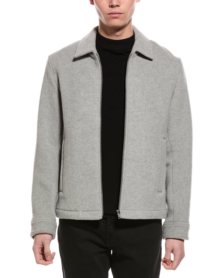 Theory Wyatt Wool Jacket In Gray
