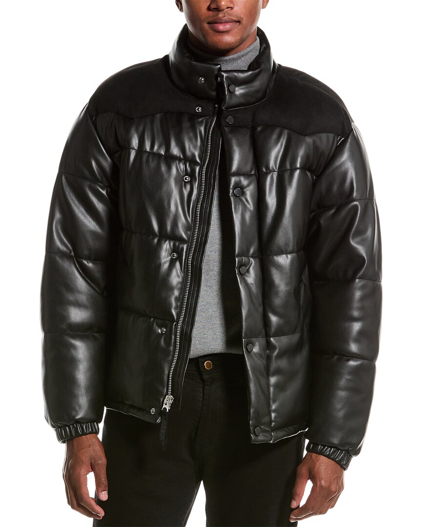 Hudson Jeans Bomber Jacket In Black