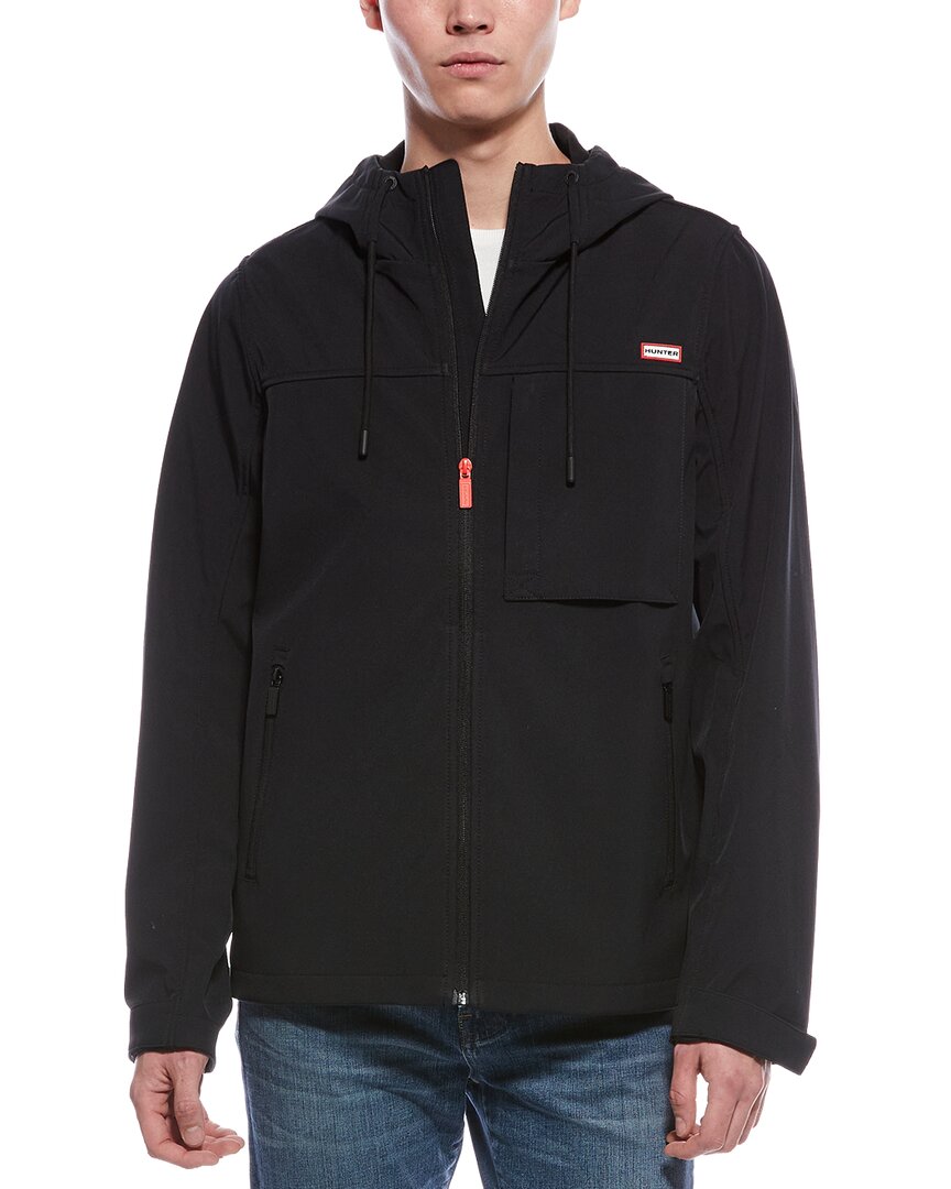 Hunter Kolmen Utility Softshell Jacket In Black