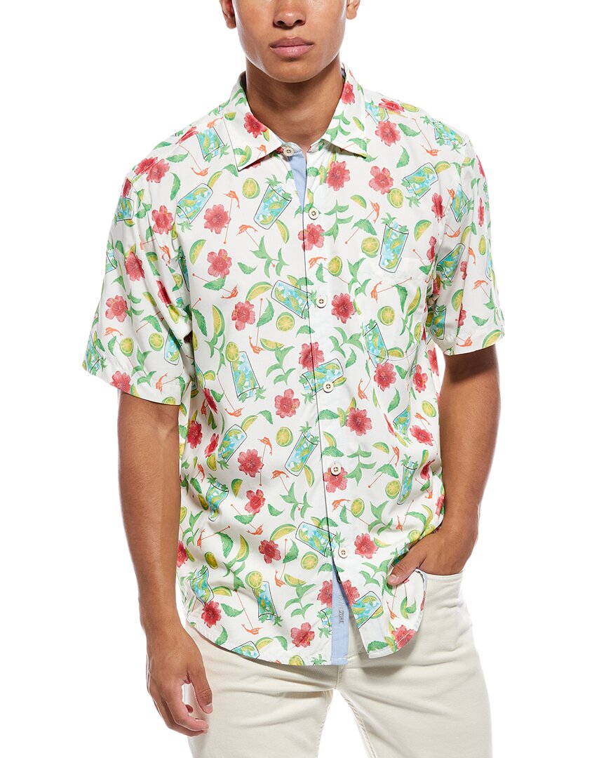 Tommy Bahama Mojito Bay Make It A Double Camp Shirt In Green