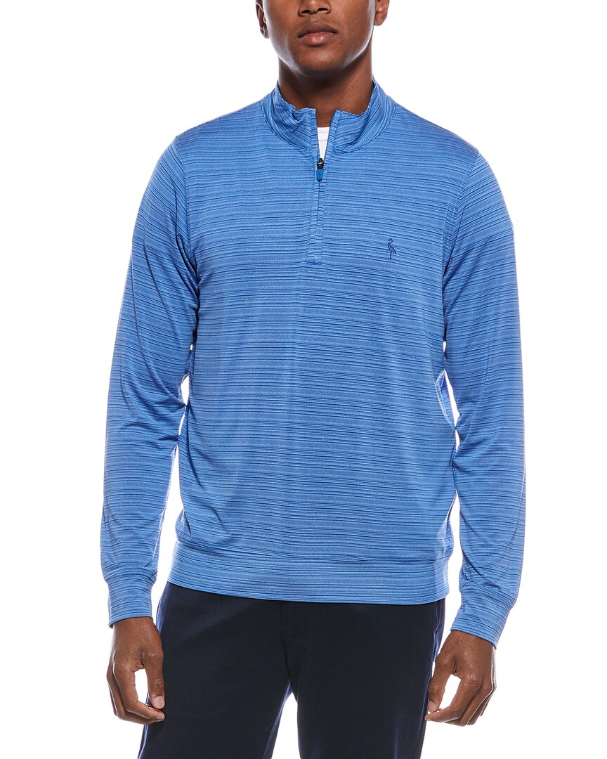 Tailorbyrd Yarn Dye Stripe Performance Quarter Zip