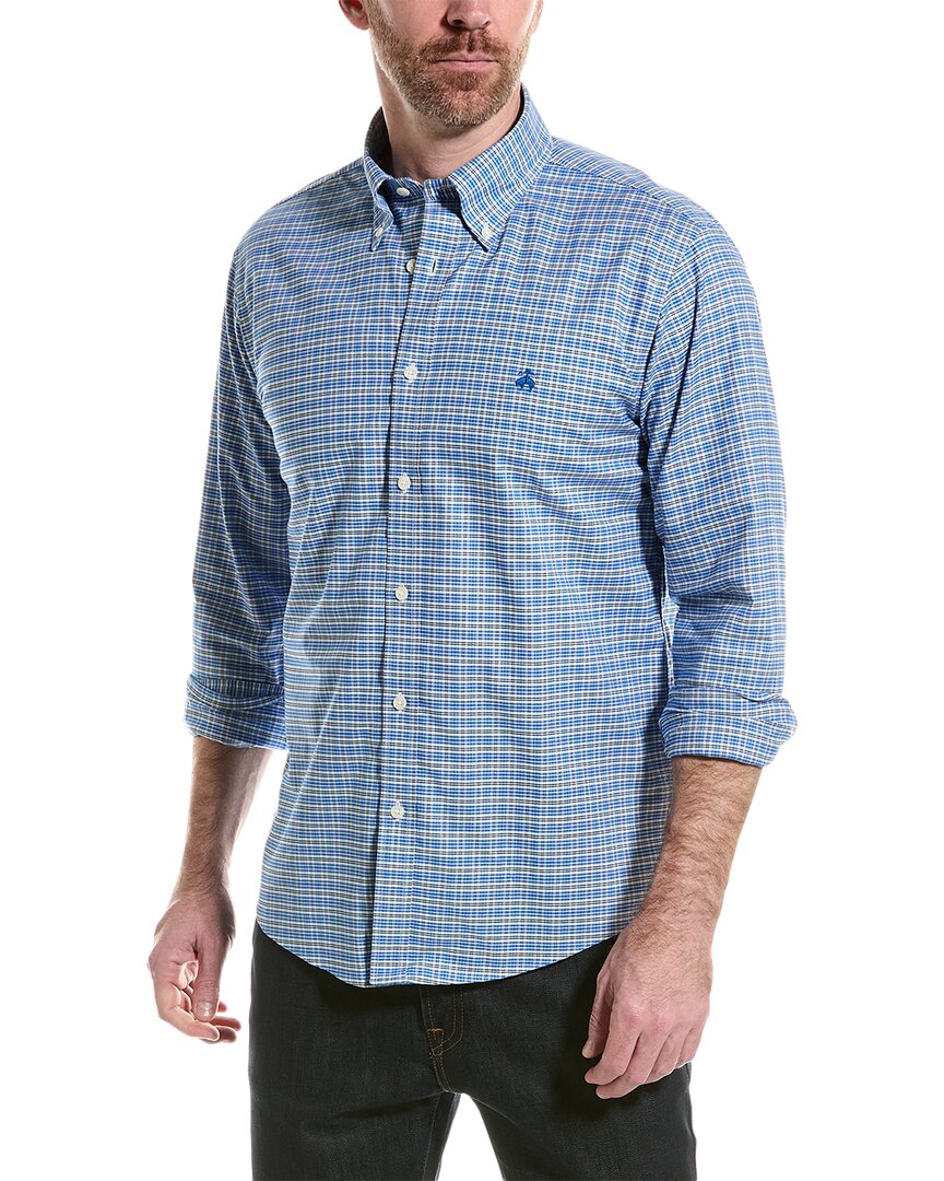 Shop Brooks Brothers Sport Fit Oxford Shirt In Blue