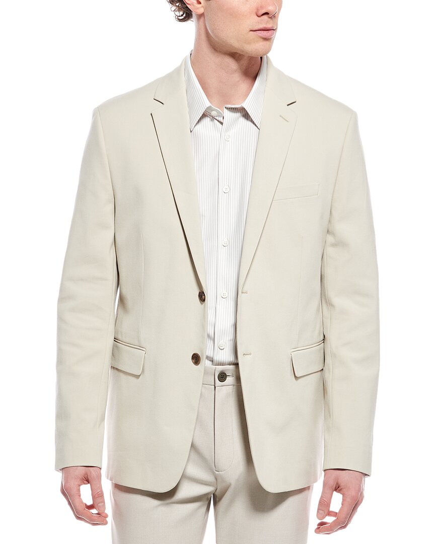 Theory Morton Blazer In Beige