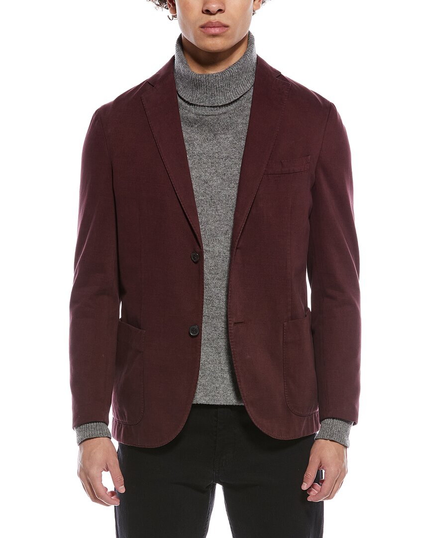 Montedoro By Slowear Sport Coat Mens Purple 52 47790₽