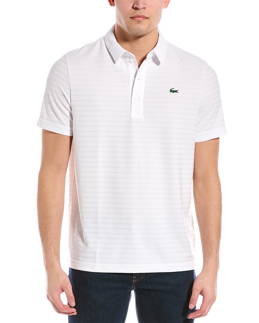 Lacoste Slim Fit Core Polo In White