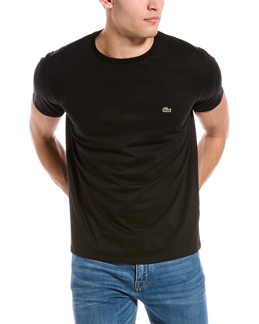 Lacoste Regular Fit T-shirt In Black | ModeSens