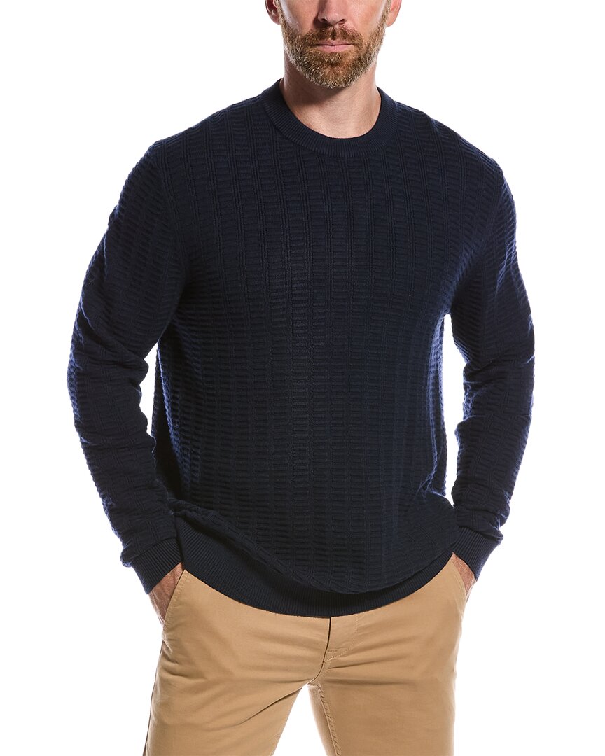 Ted Baker Carnby Wool Crewneck Sweater In Charcoal | ModeSens