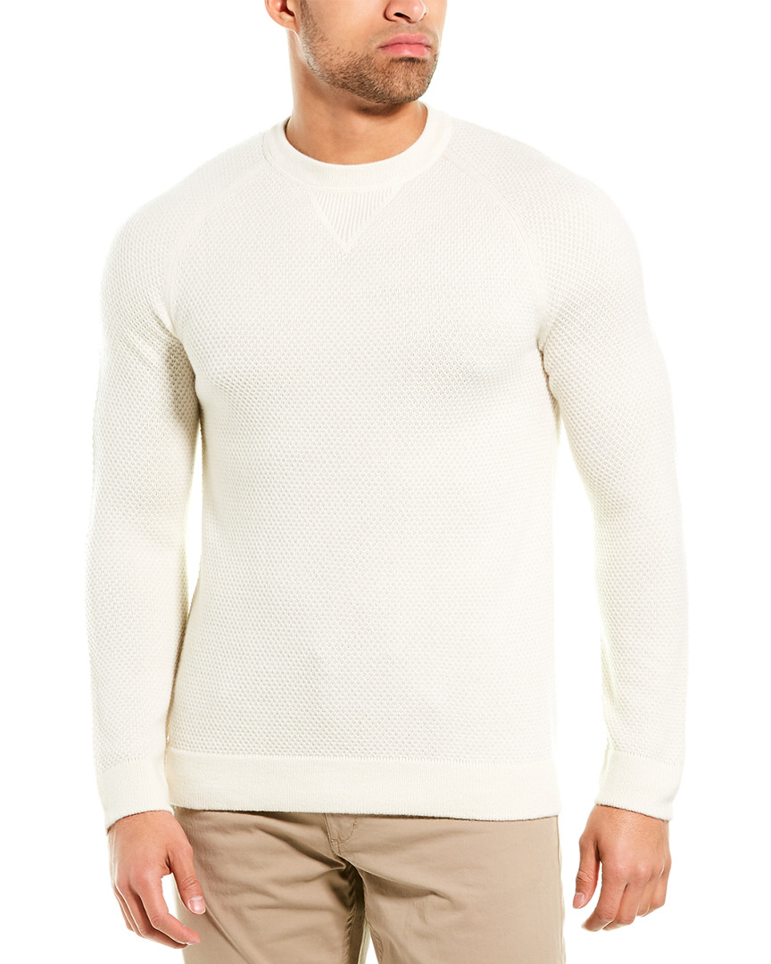 Theory Karlsson Cashmere Crewneck Sweater Men's White Xl | eBay