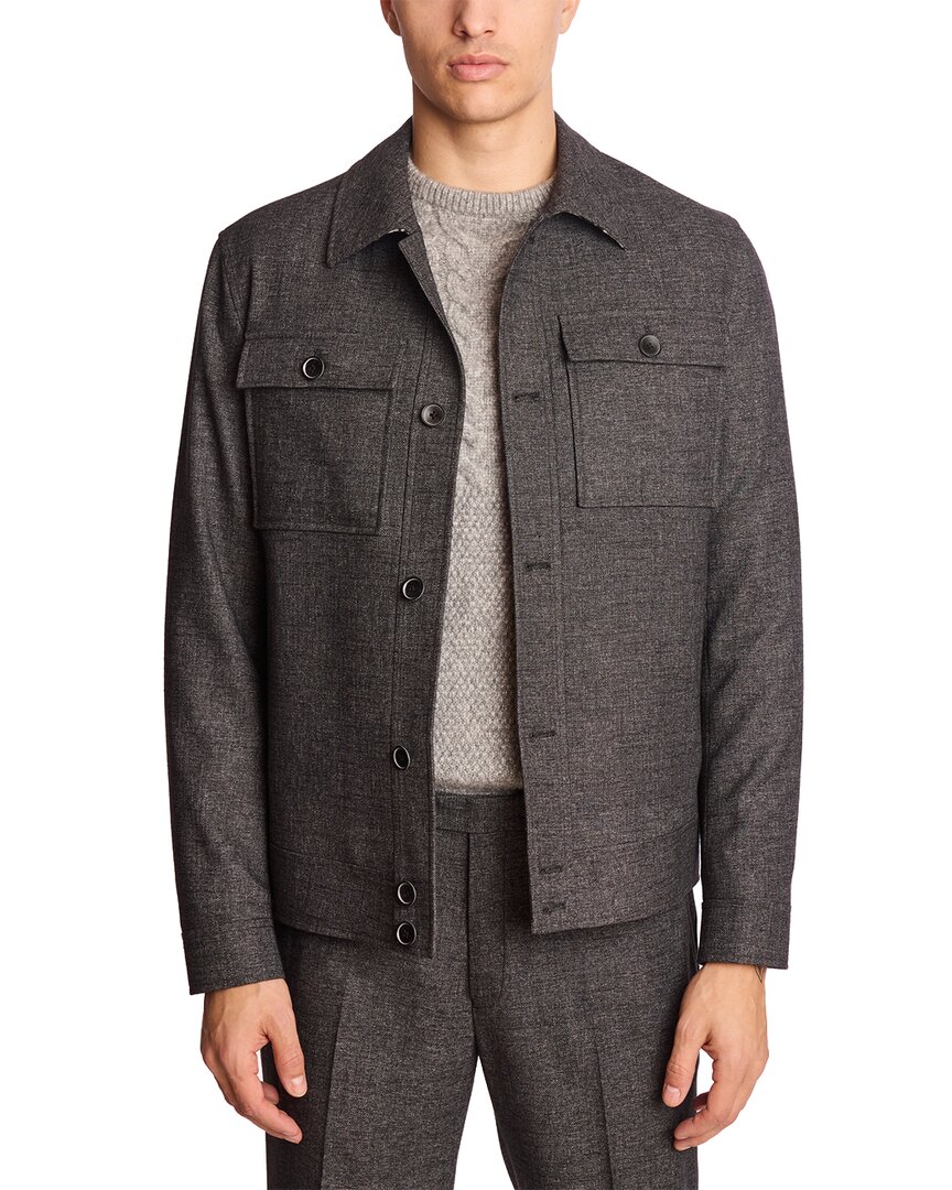 Paisley & Gray Hilo Button Jacket In Brown