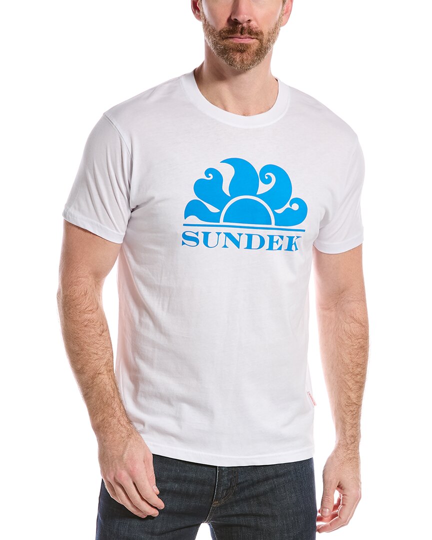 Sundek T-shirt With Logo In White