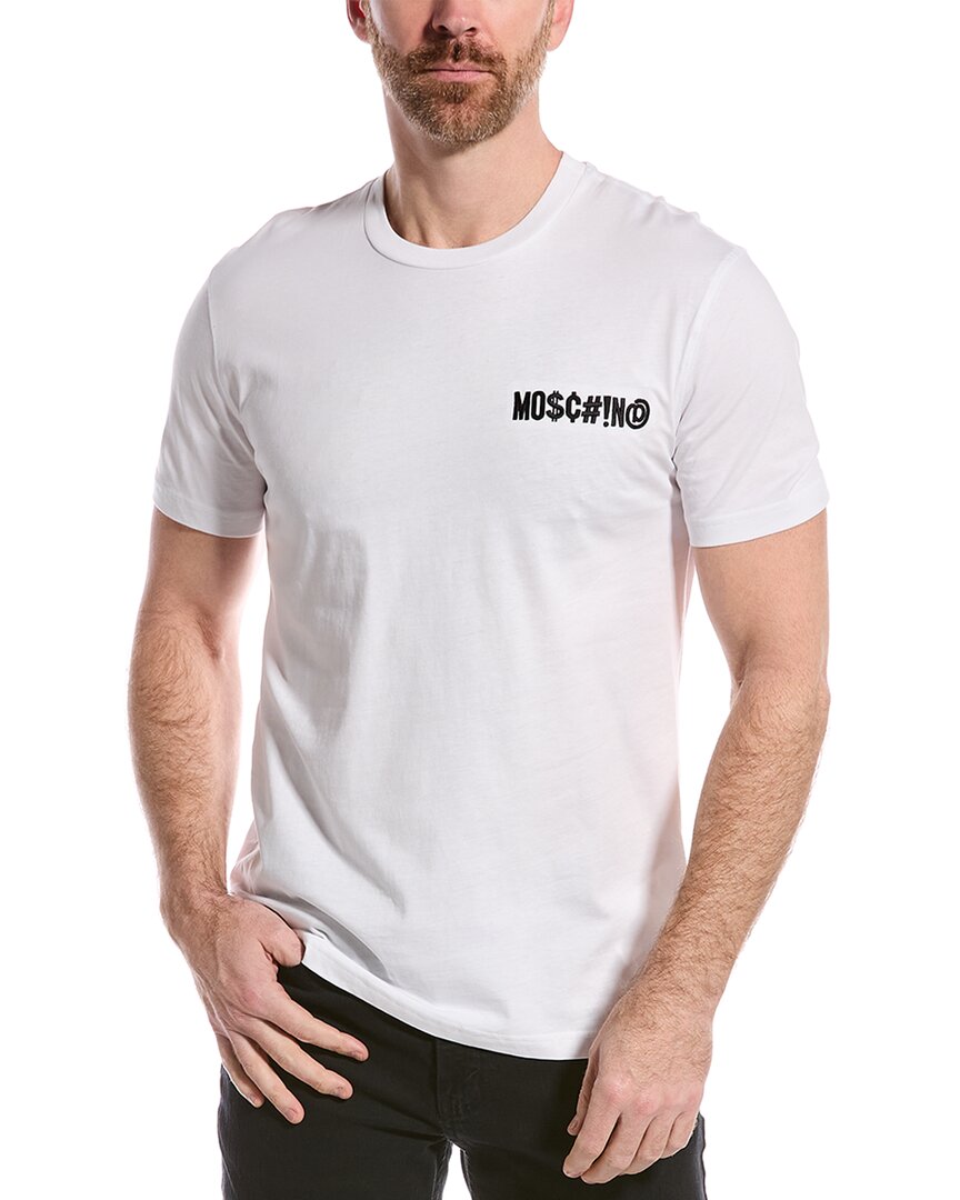 Moschino Logo-print T-shirt In Yellow