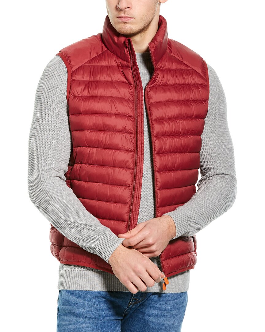 Save The Duck Basic Packable Vest Men's Red M 8054731532691 | eBay