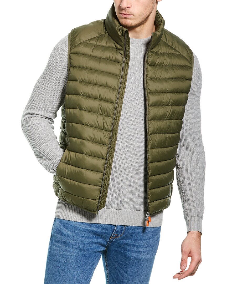 Save The Duck Basic Packable Vest Men's Green L | eBay