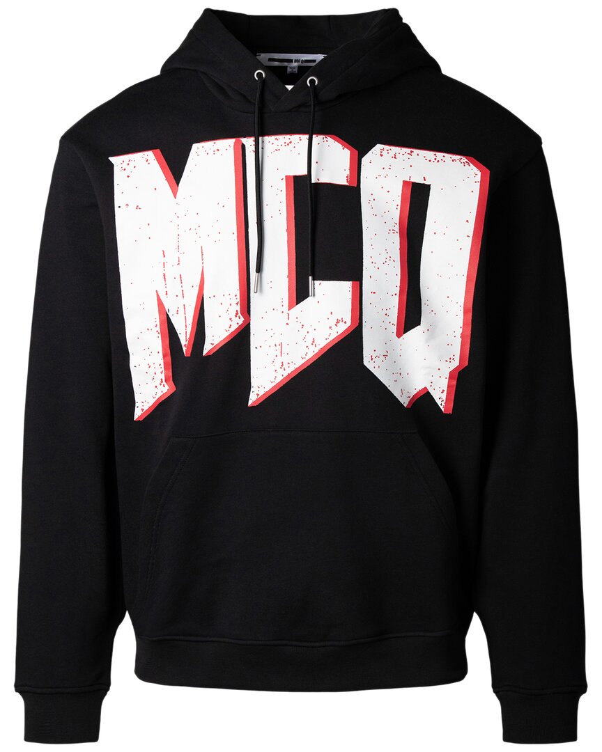 Mcq By Alexander Mcqueen Relaxed Large Logo Tour Hoodie In Black ModeSens