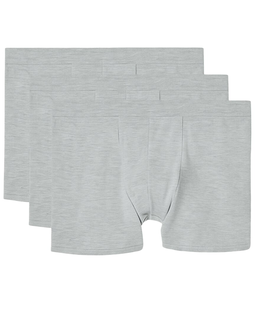 Silkcut 3pk Boxer Brief In Gray