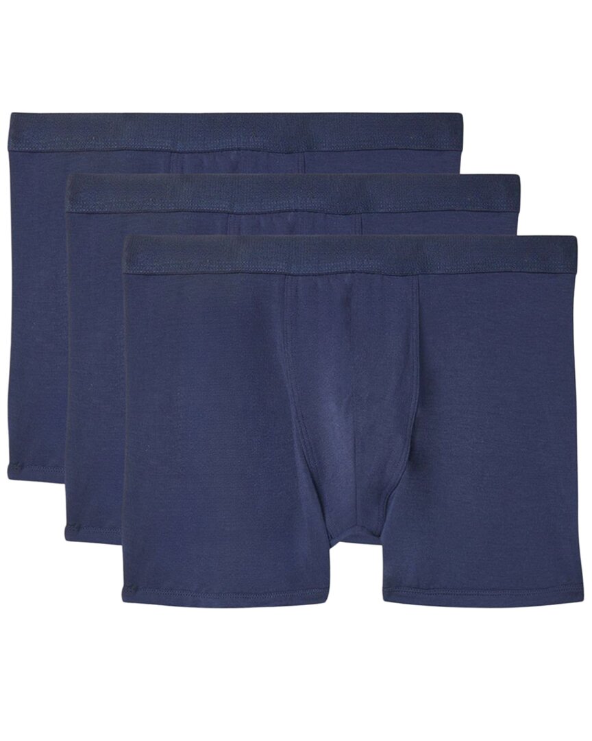 Silkcut 3pk Boxer Brief In Navy