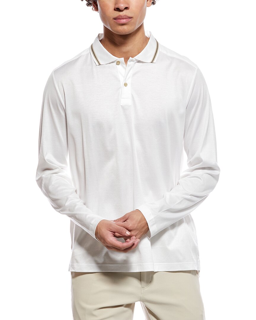 Eton Slim Fit Polo Shirt In Gray