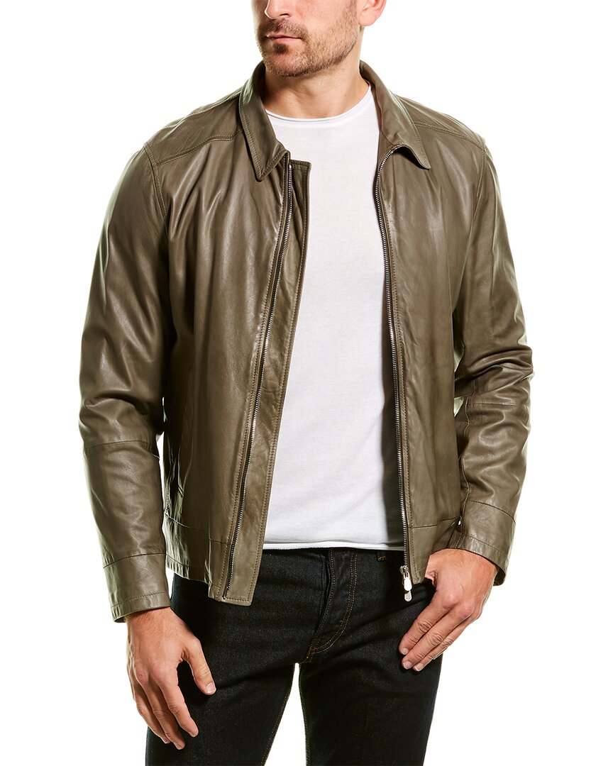 Brunello Cucinelli Leather Jacket Men's S | eBay