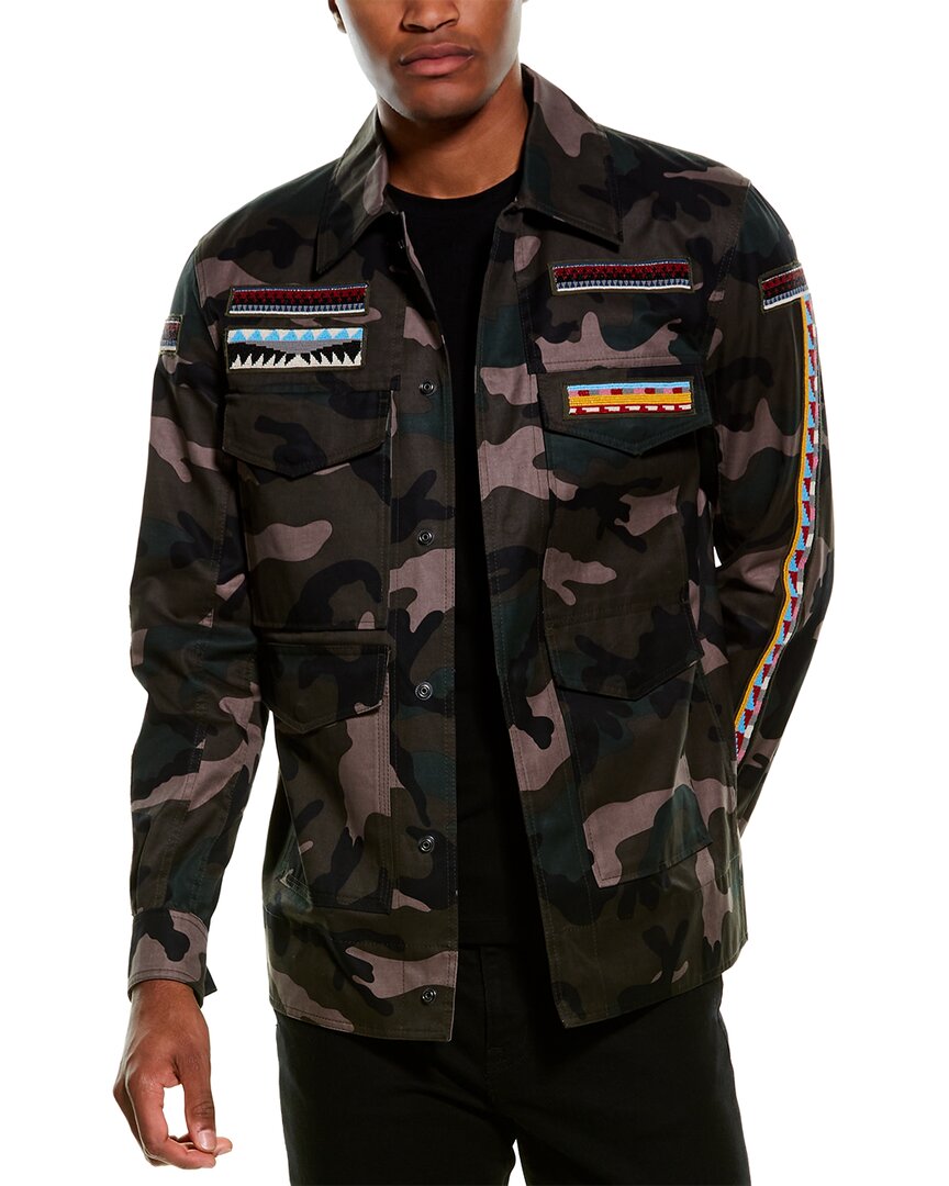 Valentino Military Jacket In Green