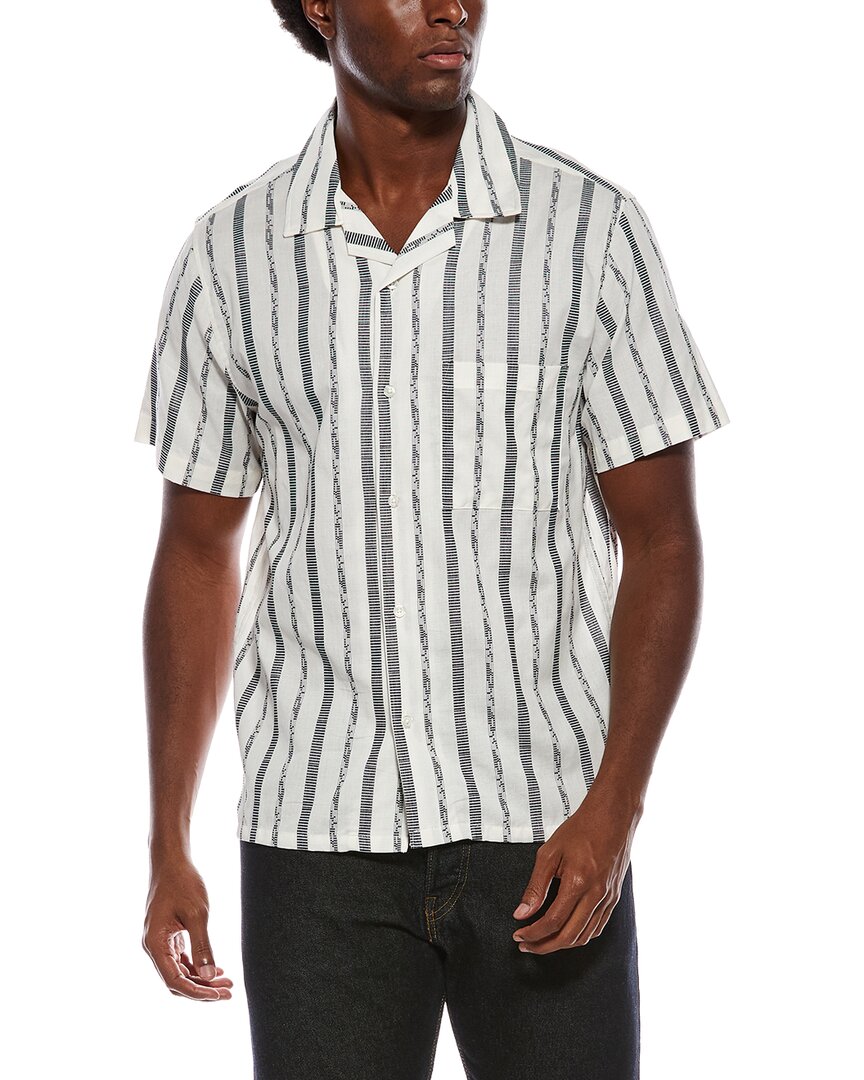 Slate & Stone Camp Collar Shirt In Multi