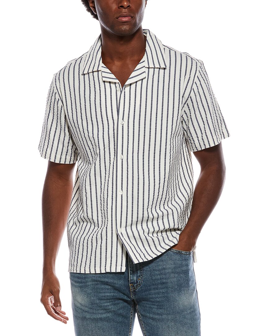 Slate & Stone Camp Collar Shirt In Multi