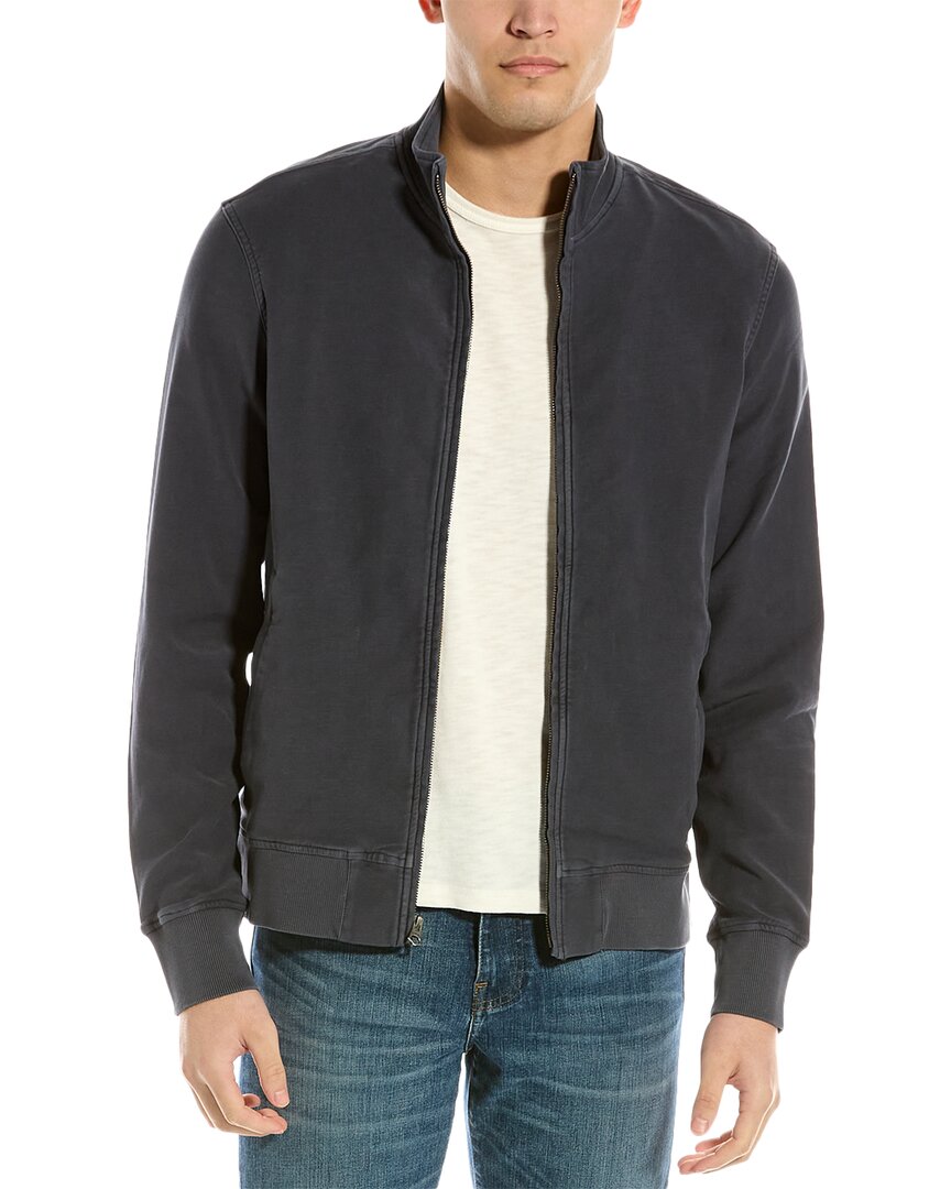Faherty Stretch Terry Tanker Jacket In Blue | ModeSens
