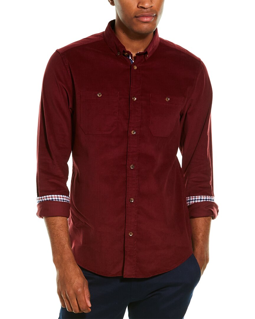 Image of Heritage by Report Solid Corduroy Sport Shirt