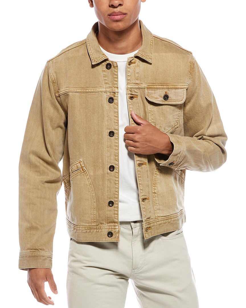 Todd Snyder Selvedge Denim Jacket In Brown