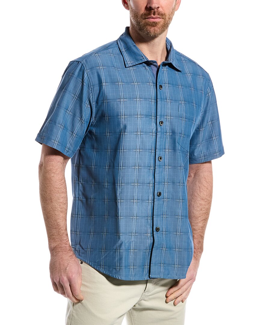 Tommy Bahama Coconut Point Concord Plaid Shirt In Blue