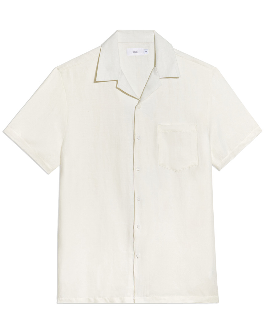 Image of Onia Vacation Camp Linen Shirt