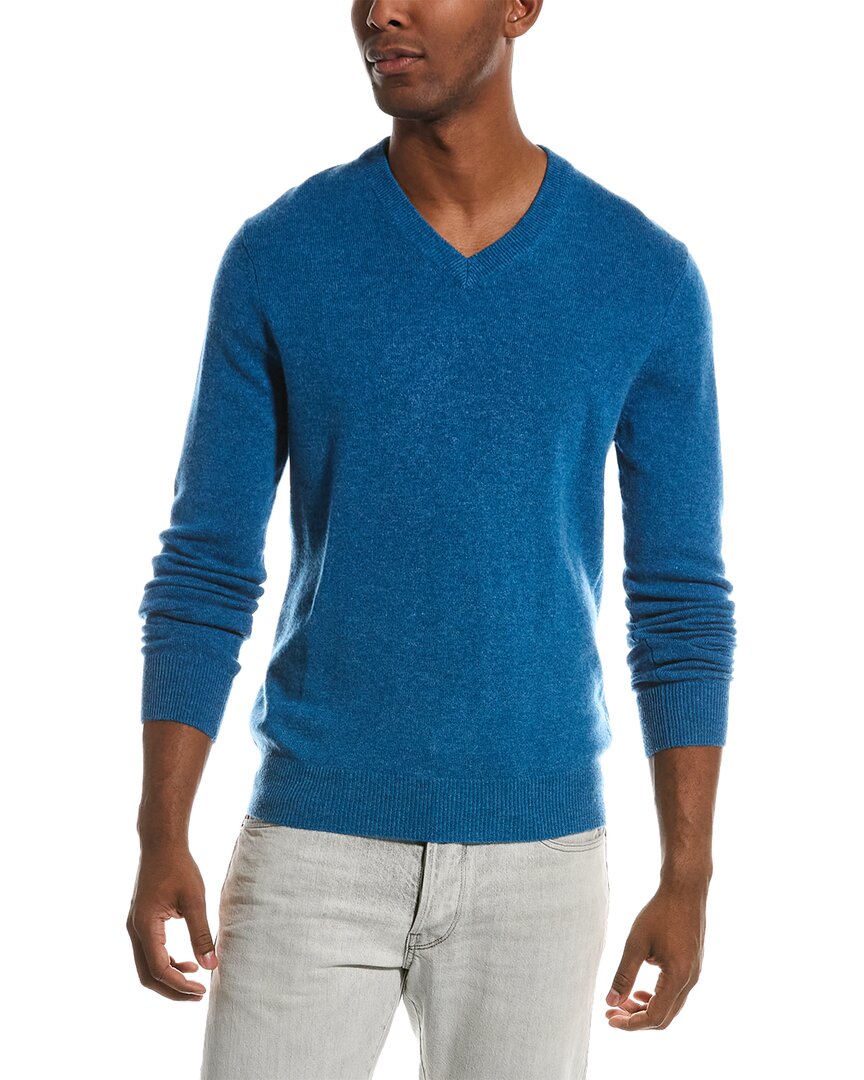 QI 100% cashmere popular v-neck sweater