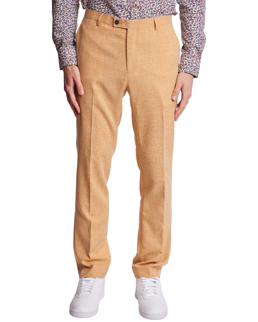 Paisley & Gray Downing Slim Flat Front Crosshatch Dress Pants
