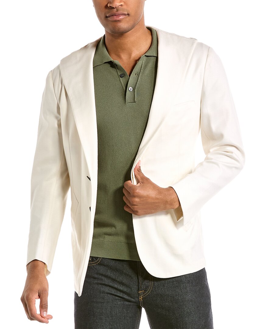 knt by kiton cashmere & silk-blend suit jacket