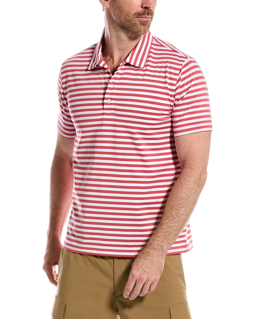 Shop J.mclaughlin Fairhope Polo Shirt In Red