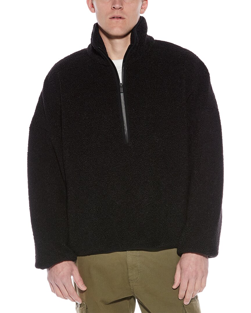 Fear Of God Athletics 1/2-zip Pullover In Black