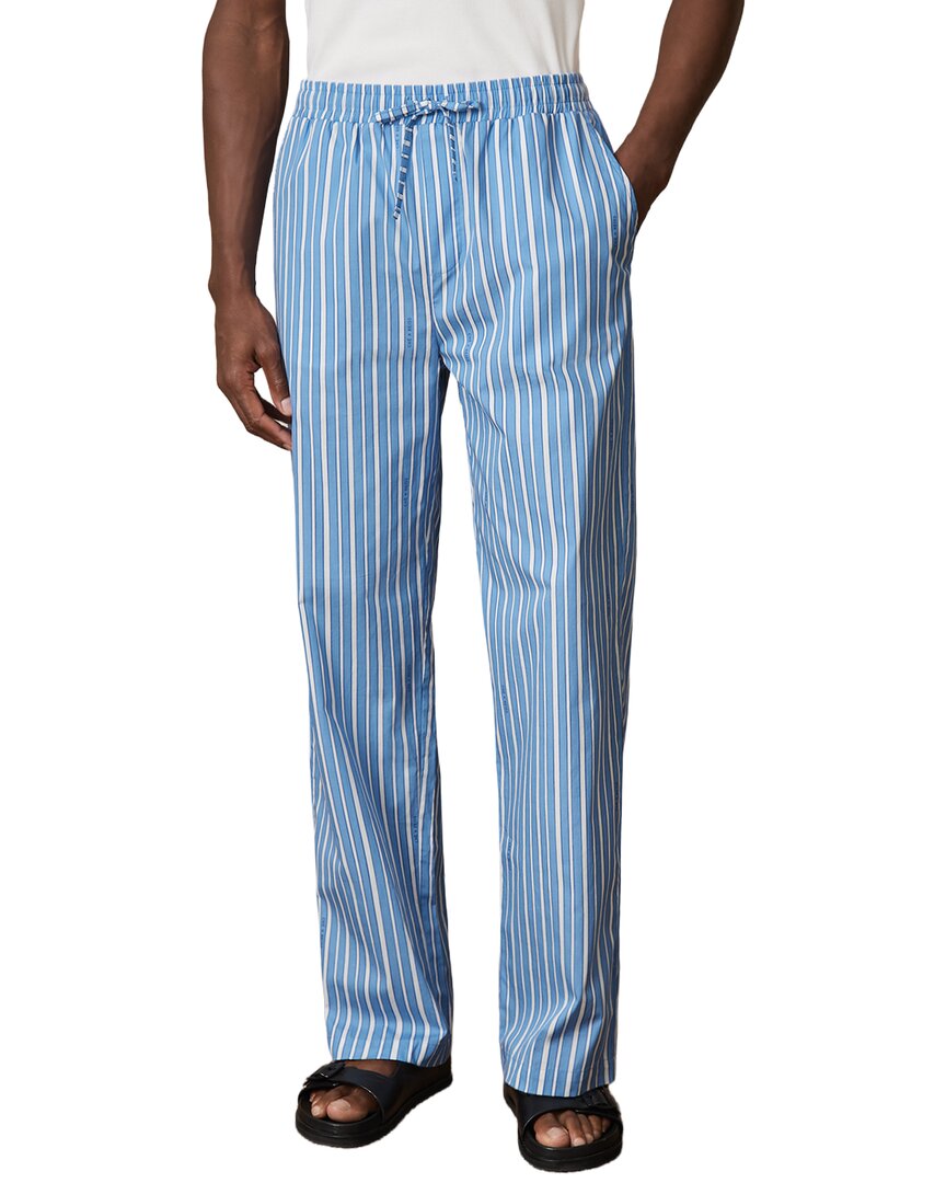 Reiss Chica Drawstring Stripe C Trouser In Blue